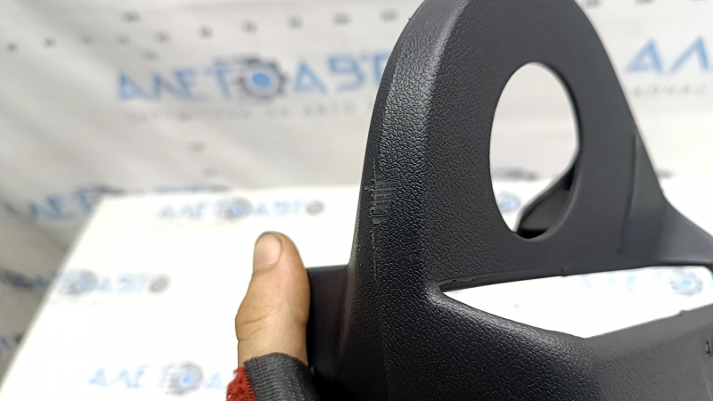 Right side passenger seat trim for VW Jetta 19-25, black, for manual control, worn