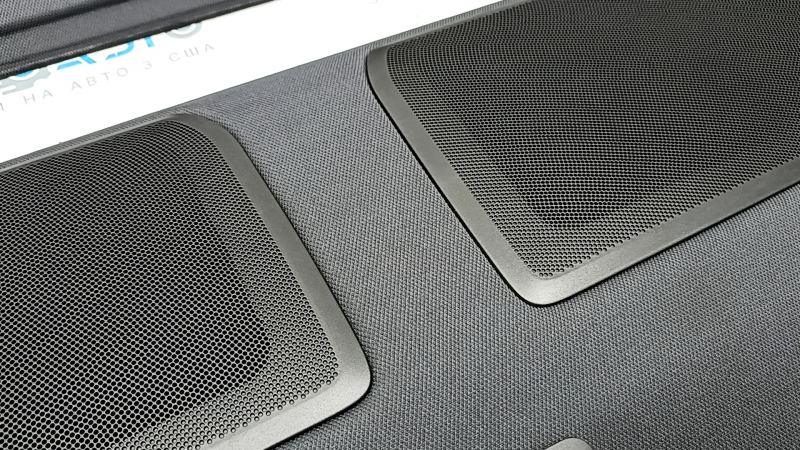 Black rear shelf for Audi A6 C8 19-25, with trim, faded