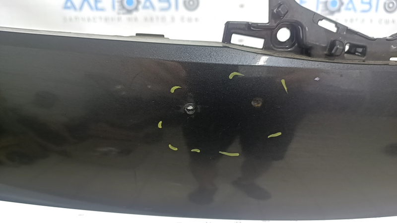 Bare front bumper for Toyota Prius 50 19-22 with parking sensors and PMA, graphite, scratches, cracks, peeling paint