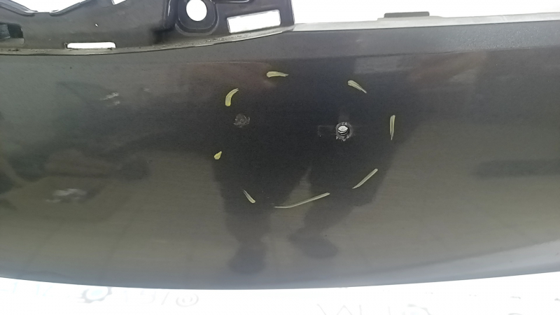Bare front bumper for Toyota Prius 50 19-22 with parking sensors and PMA, graphite, scratches, cracks, peeling paint