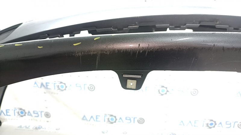 Bare front bumper for Toyota Prius 50 19-22 with parking sensors and PMA, graphite, scratches, cracks, peeling paint