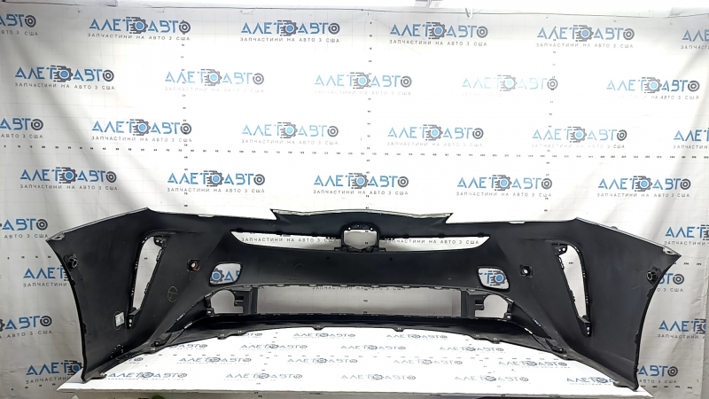 Bare front bumper for Toyota Prius 50 19-22 with parking sensors and PMA, graphite, scratches, cracks, peeling paint