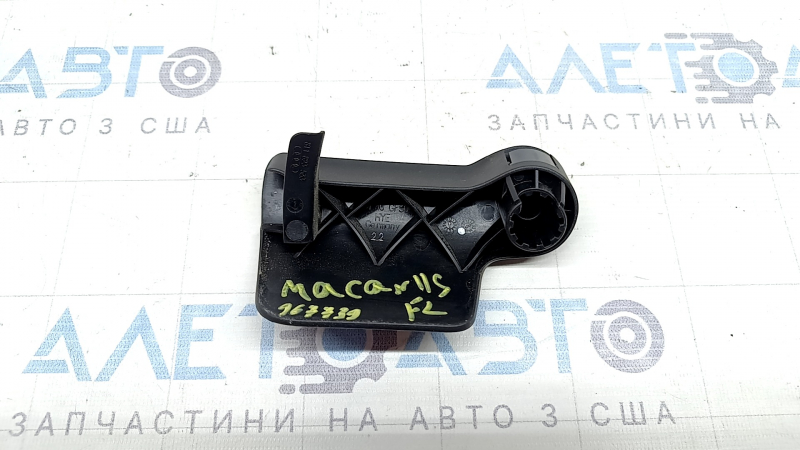 Porsche Macan 15-26 interior black hood release handle with scratches