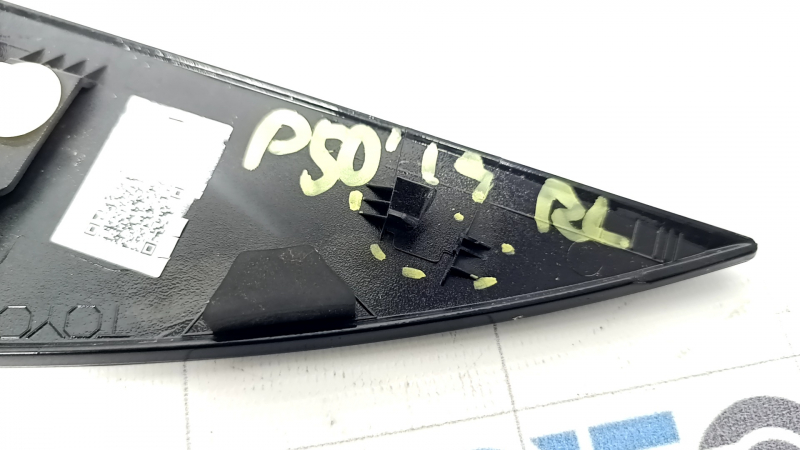 Rear left roof trim for Toyota Prius 50 16-22, gloss black, broken mount, glued on