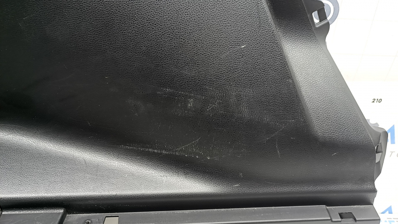 Left arch trim for Toyota Venza 21-24, black, with JBL subwoofer, chrome trim, scratches