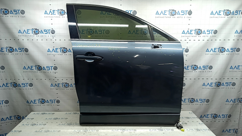 Toyota Venza 21-24 front right door assembly, graphite 1K9, keyless, scratches
