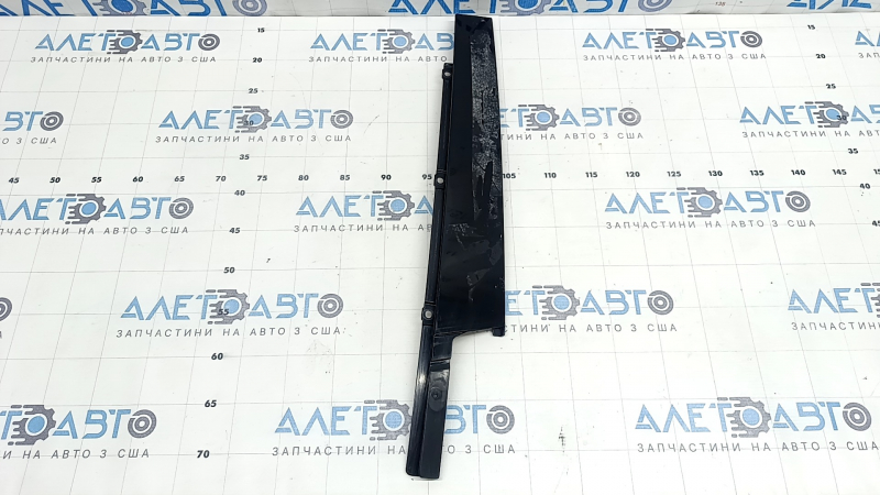 Front left side door trim for Audi Q5 80A 18-24, gloss black, scratches, adhesive