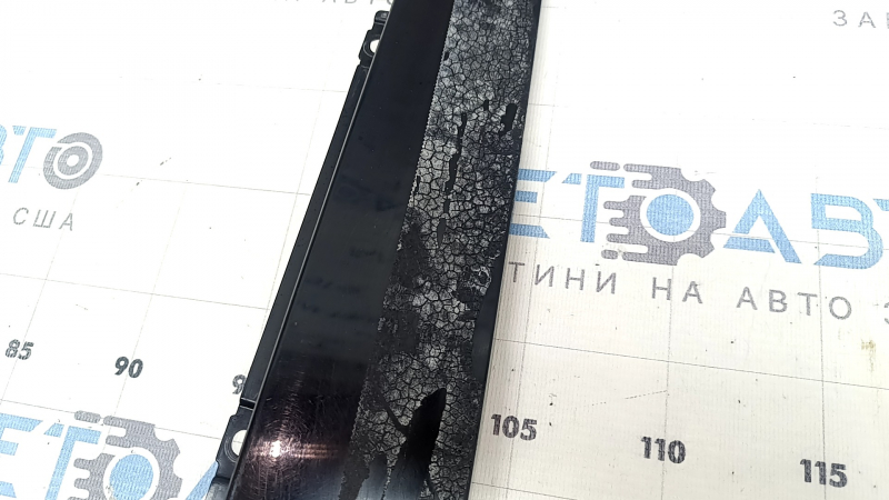 Front left side door trim for Audi Q5 80A 18-24, gloss black, scratches, adhesive