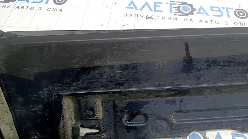 Right side sill for Mazda 3 19-26 with mudguard, Japan built, blue, scratches, missing mounting clips