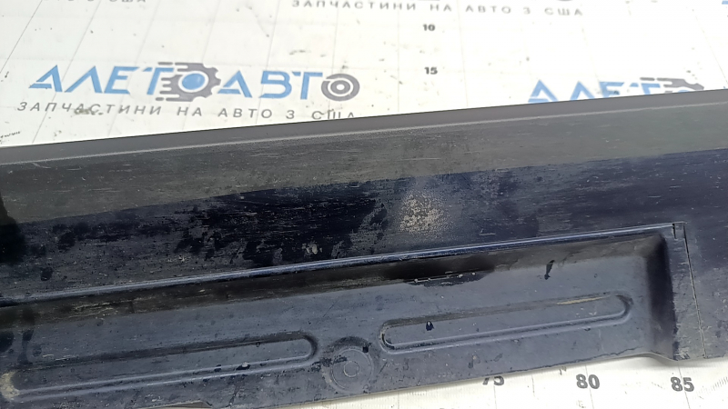 Right side sill for Mazda 3 19-26 with mudguard, Japan built, blue, scratches, missing mounting clips