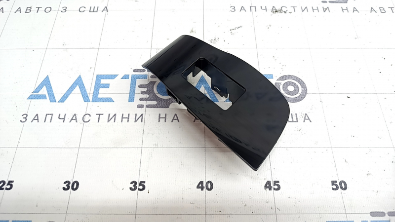 Mazda 3 19-26 4D rear left window control trim, glossy black, scratches