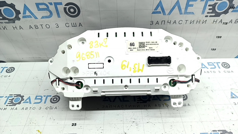 Mazda 3 instrument cluster 19-23 2.0, 2.5, 83k, scratches