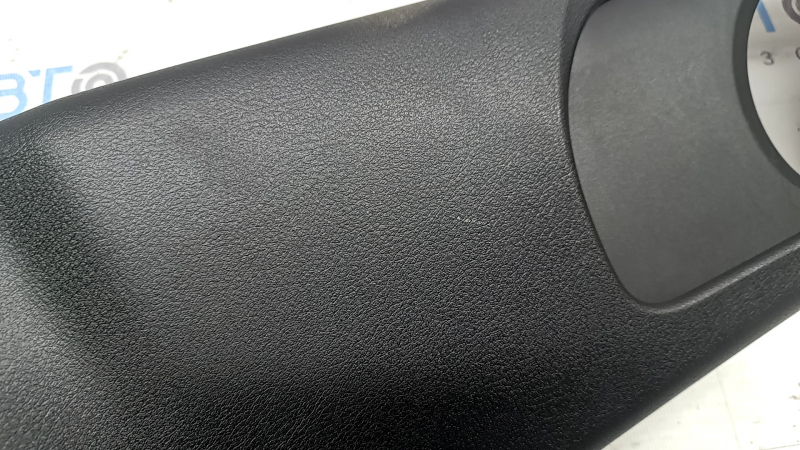 Right center pillar trim, upper belt, Mazda 3 19-22 4d, black, Japan built, scratches