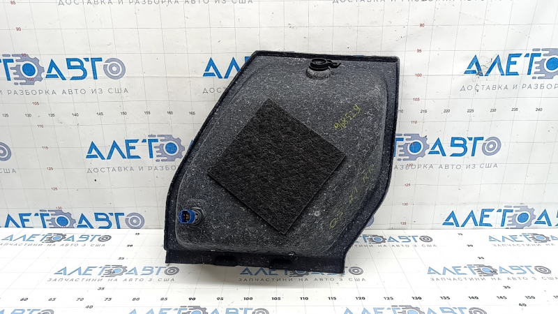 Right arch trim pocket for Audi Q5 80A 18-20, black, without trim, without mesh, with cigarette lighter, broken mount