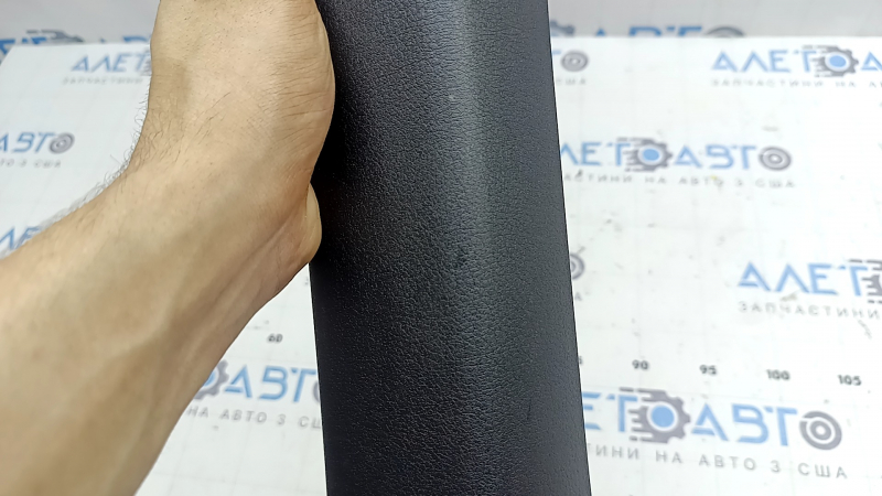 Front right door sill trim for Mazda 3 19-26, black, Japan built, scratches