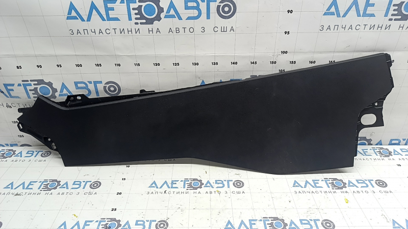 Mazda 3 19-21 4D black center console trim, lower left side, Japan built, scratches