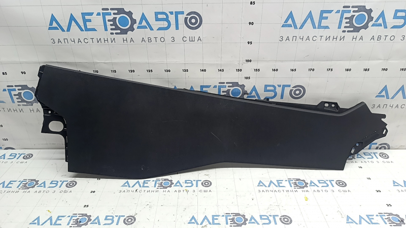 Mazda 3 19-26 4D black center console trim, lower right side, Japan built, scratches