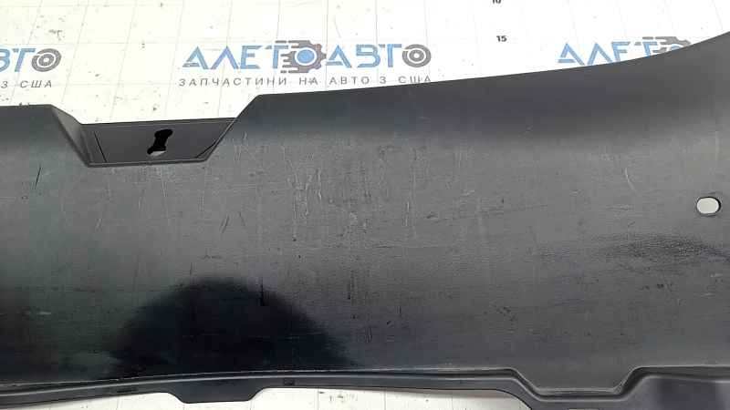 Mazda 3 19-26 4d trunk opening trim, black, scratches, broken fasteners