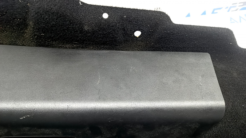 Right arch trim for Mazda 3 19-22 4d, black, Japan built, dry cleanable, scratches on plastic