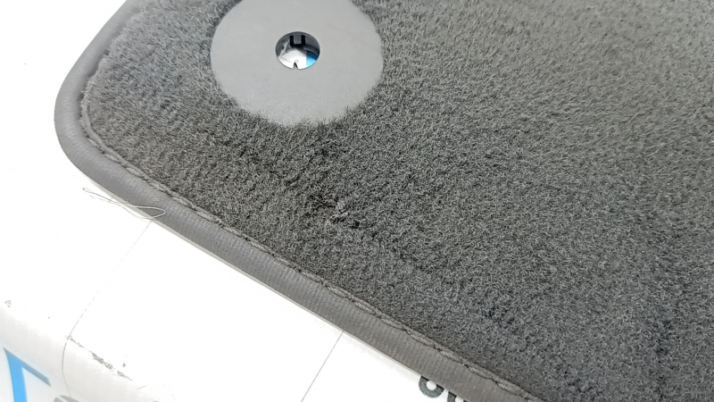 Set of fabric floor mats for Audi Q5 80A 18-24 black, cleanable, melted at the rear
