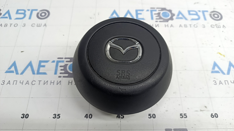 Mazda 3 19-26 black steering wheel airbag, type 1 scratches