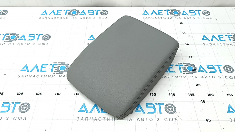 Audi Q5 80A 21-24 center console armrest, gray leather, with overlay, retractable
