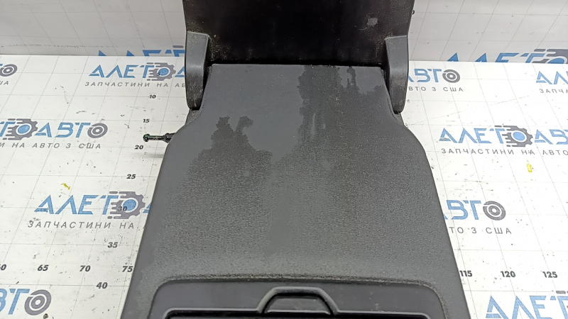 Rear seat backrest, 2nd row, center, BMW 3 G20 19-22, black Sensatec leather, with armrest and cup holders, dry-cleanable