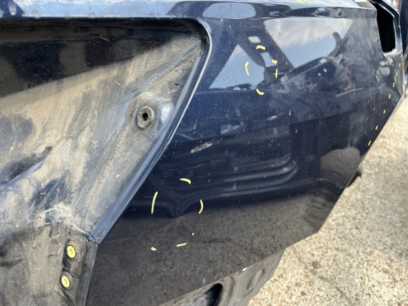 Quarter wing rear right Audi A6 C8 19-24 on the body, blue, dented