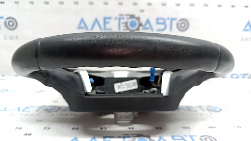 Bare steering wheel BMW 3 G20 19-26 black leather, with paddle shifters, Sport, with wiring and trim, worn, scratches, cracked trim