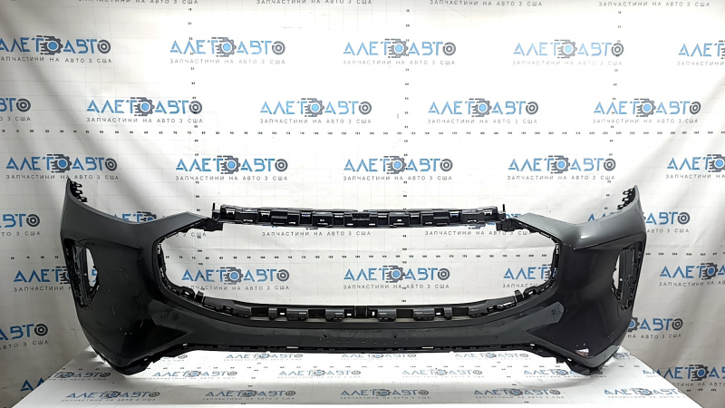 Front bumper, bare, Ford Escape MK4 23-26, without parking sensors and automatic parking, M7 graphite, scratches, non-factory holes