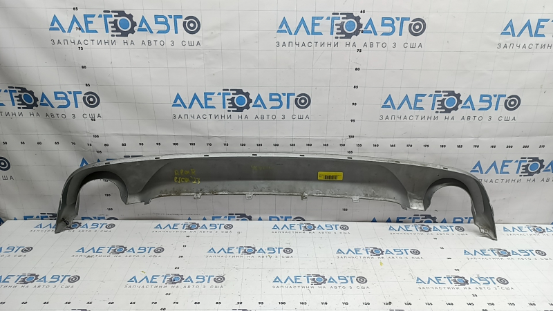 Ford Escape MK4 23-26 rear bumper lip, gray, without towbar, for 2 pipes, scratches, pressed