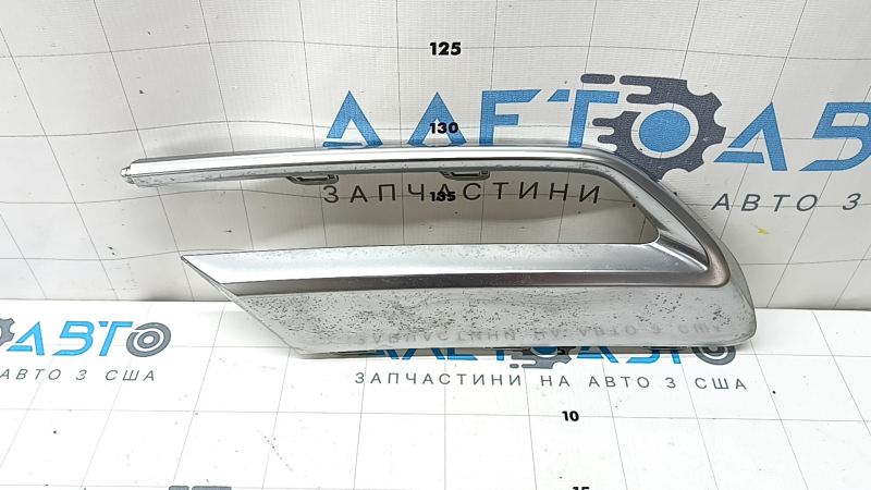 Rear bumper lip trim right Audi Q5 80A 21-24 gray