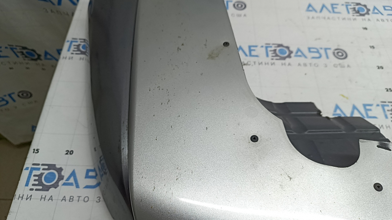 Mitsubishi Outlander 22-26 rear bumper lip, silver, inserts, structure, scratches, chips, soot
