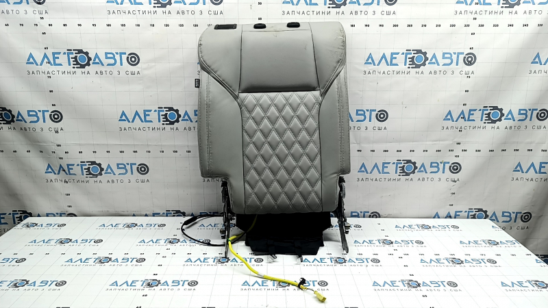 Mitsubishi Outlander 22-26 rear seat backrest, right, with airbag, gray leather, with upper frame, dry-cleanable