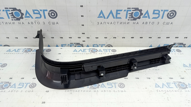 Volvo XC90 16-23 black front left inner door sill with chrome insert, scratches