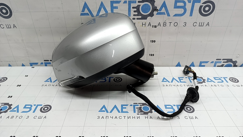 Right side mirror assembly for Volvo XC90 16-24, 15 pins, turn signal, heated, auto-dimming, BSM, silver