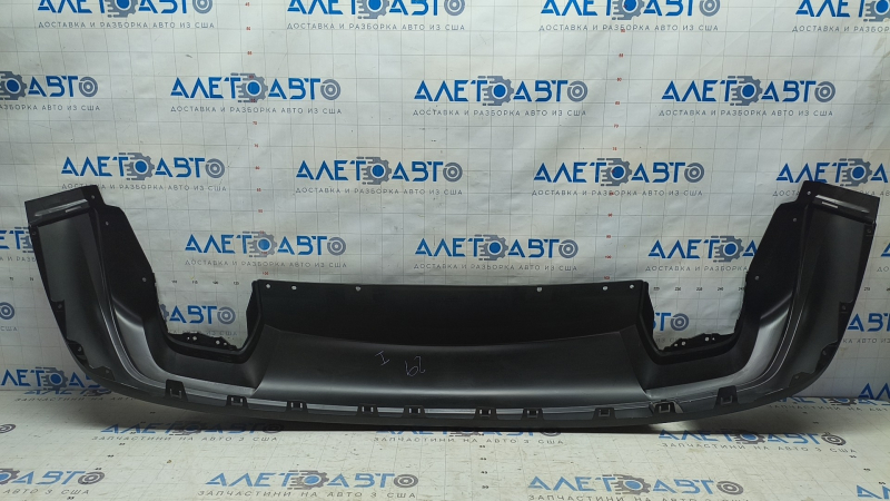 Infiniti QX50 19-25 rear bumper lip for parking sensors, gray texture