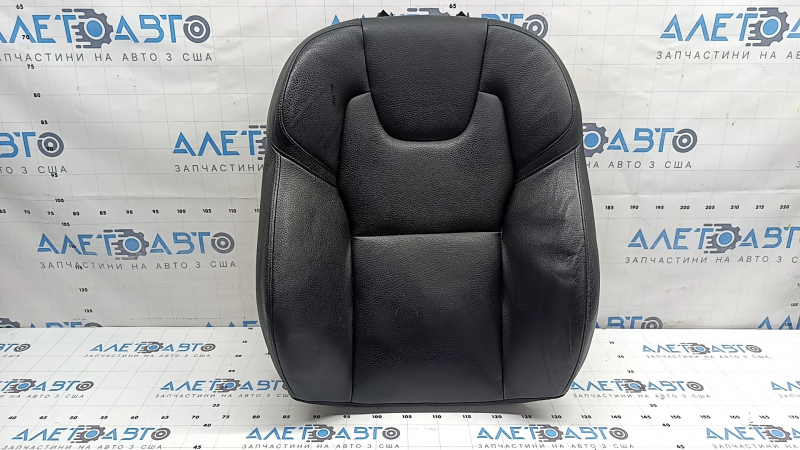 Volvo XC90 16-17 driver's seat back upholstery, black leather, heated, scratches