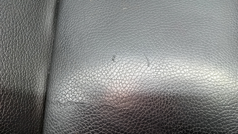 Volvo XC90 16-17 driver's seat back upholstery, black leather, heated, scratches