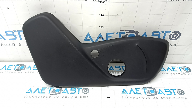 Right side passenger seat trim for Jeep Compass 17-26, black, manual, scratches