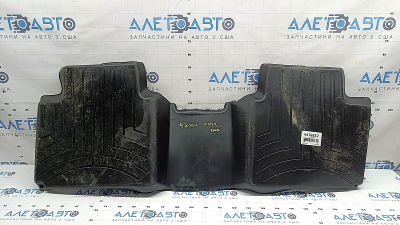 Set of floor mats for Mitsubishi Outlander 22-26 black rubber, WeatherTech