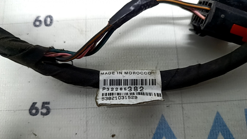Electric handbrake and ABS sensor wiring, left, Volvo XC60 22-26