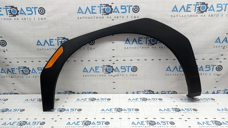 Front left fender arch trim for Hyundai Santa Fe 2020-2021, black, without automatic parking, with reflector, cracked fasteners