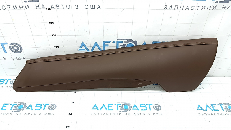 Volvo XC60 18-26 2nd row seat side bolster, brown Nappa leather, dents