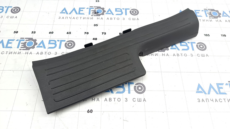 Inner rear left door sill plate for Hyundai Santa Fe 24-26, dark gray, scratches, cracked