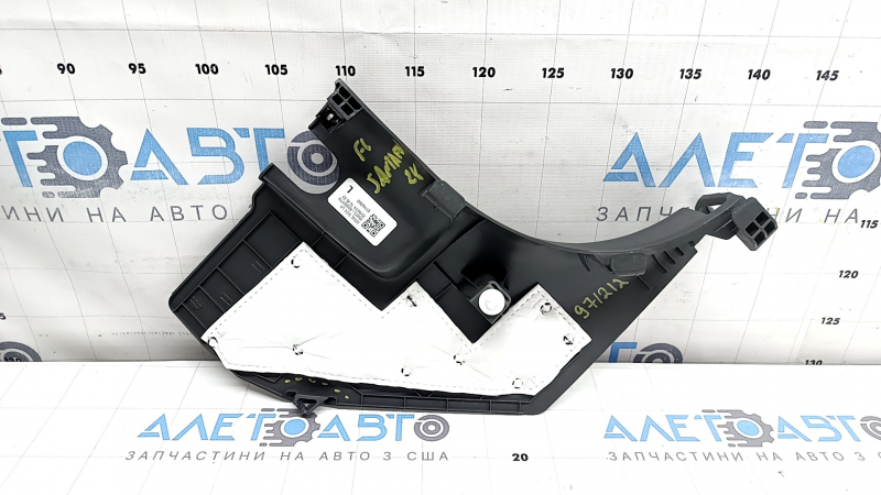 Front lower left pillar trim Hyundai Santa Fe 24-26 dark gray, broken mount, scratches