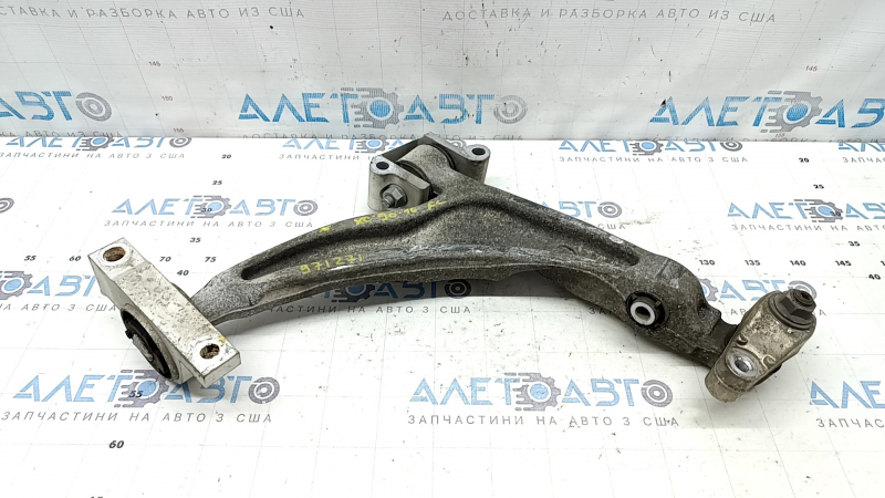 Volvo XC90 16-25 front lower left control arm with brackets and silent block, torn silent block and boot, ball joint knocking, in need of restoration