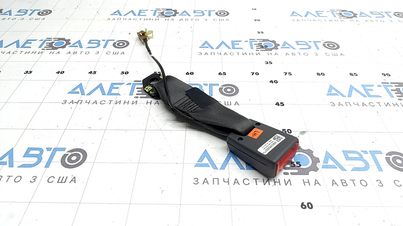 Rear seat belt latch, 3rd row, left, Hyundai Santa Fe 2024-2026, dark gray, with wire