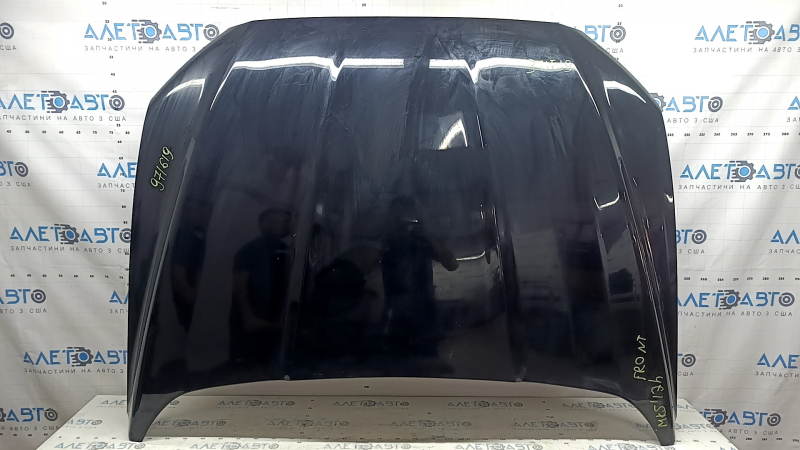 Ford Fusion mk5 13-20 bare hood, aluminum, black G1