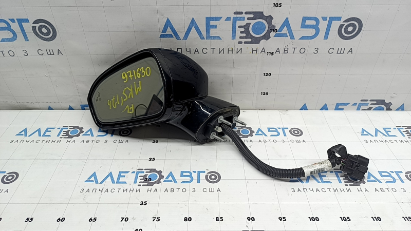 Left side mirror assembly for Ford Fusion mk5 13-19, 14 pins, BSM, turn signal, heated, backlit, black